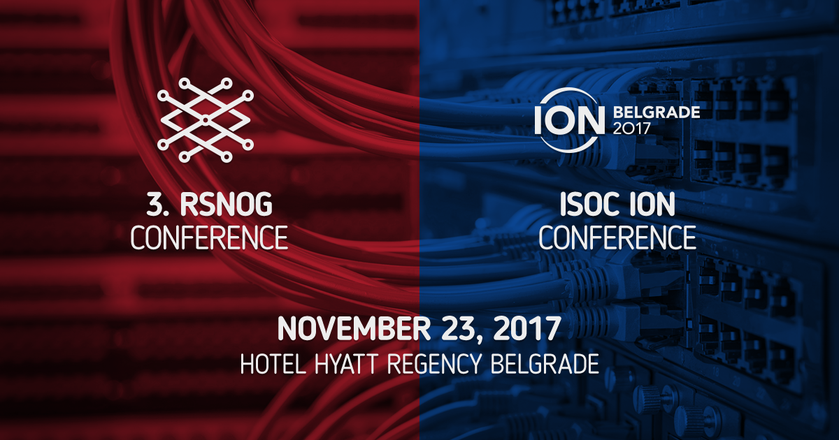 Отворене пријаве за Трећу RSNOG и ISOC ION конференције